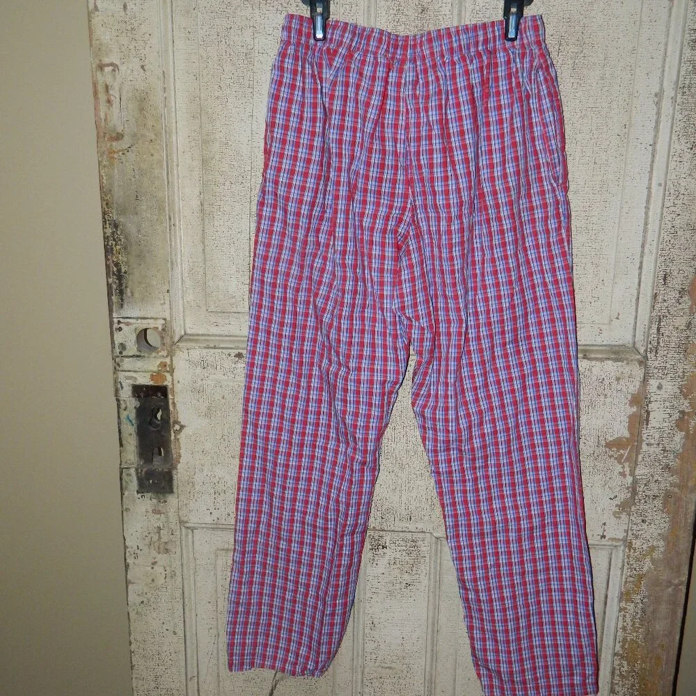 Polo Ralph Lauren Plaid Pajama PJ Relax Pants Size M (UU-46)
